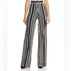 NWT Alice and Olivia Johanna high rise striped pants size 8